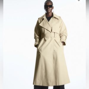 COS Beige Belted Trench Coat